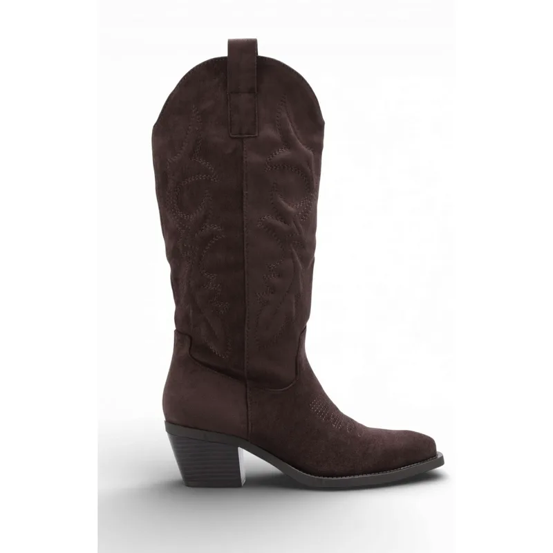 Μπότες με τακούνι La Modeuse 77319_P183243