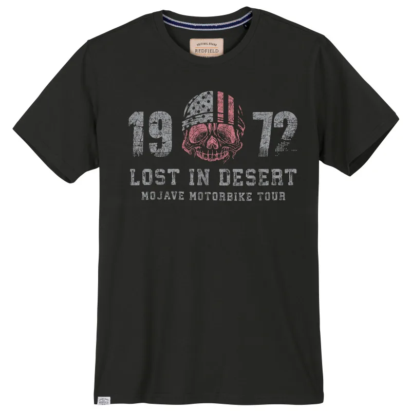 King size t-shirt μακό pennie "Mojave Desert",της Redfield - Black Rock