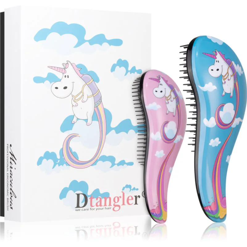 Dtangler Unicorn Σετ για εύκολο χτένισμα μαλλιών