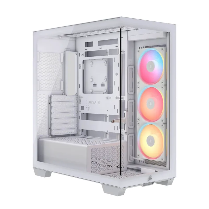 CORSAIR Geh Midi 3500X LXR LINK (Tempered Glass) White