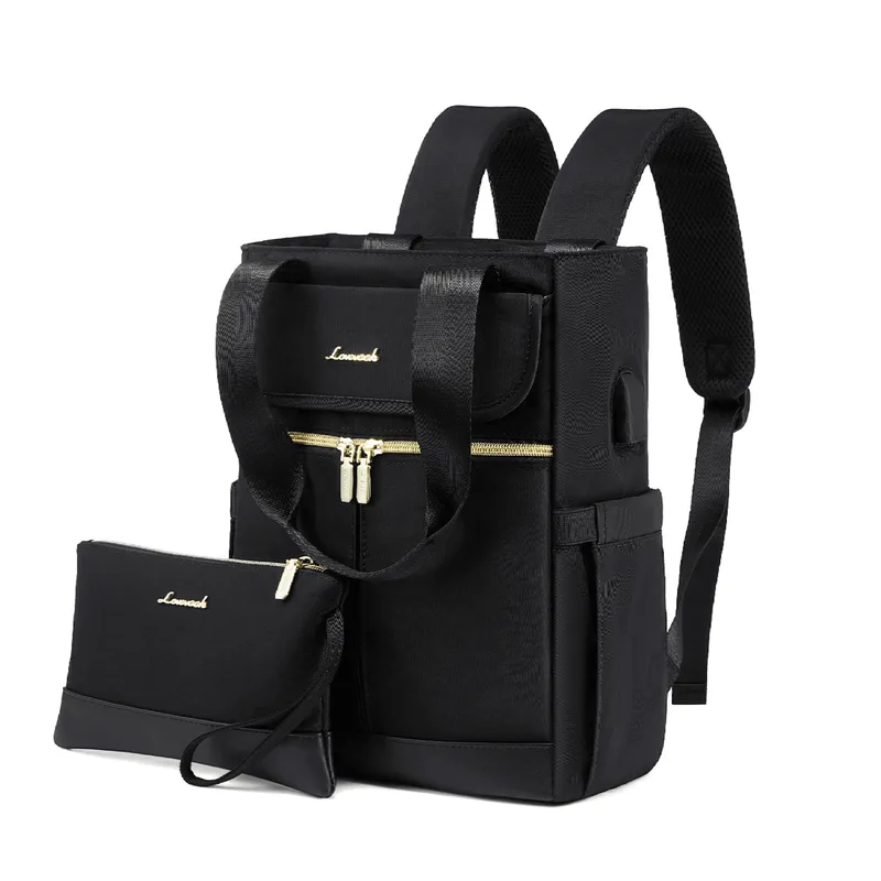 Γυναικείο Σετ Σακίδιο τσάντα χειρός Lovevook 14'' MB2031 black