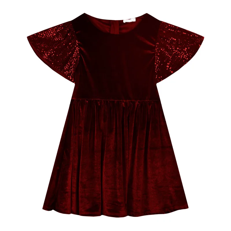 Boutique βελουτέ φόρεμα για κορίτσι - ΚΕΡΑΣΣΙ 46-124273-7