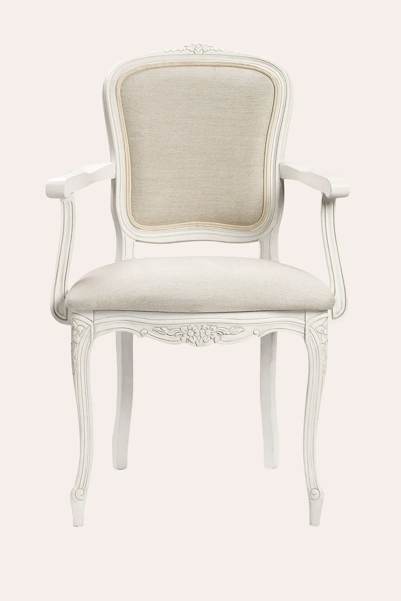 Καρέκλα Τραπεζαρίας με Ύφασμα Provencale Dove Grey
