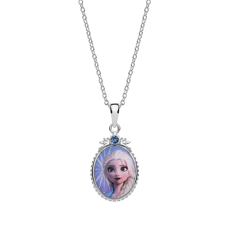 DISNEY Μενταγιόν Από Ασήμι Με Την Elsa Frozen CS00021SRJL-P.CS