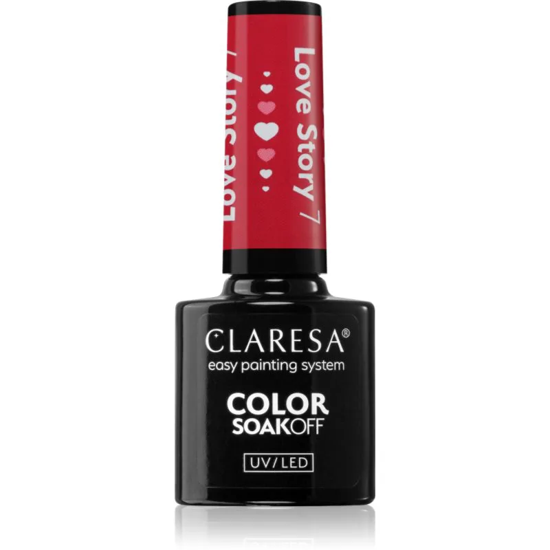 Claresa SoakOff UV/LED Color Love Story τζελ βερνίκι νυχιών απόχρωση 7 5 γρ