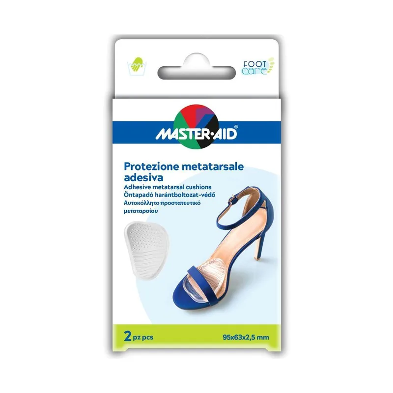 Master Aid Protection Metatarsal Gel Προστατευτικό Μεταταρσίου One Size 2 Τεμάχια