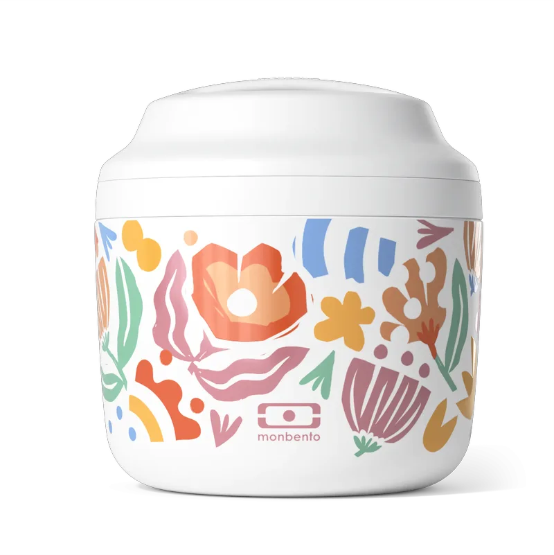 550ml Μεταλλικό Ισοθερμικό Δοχείο Φαγητού Monbento MB Element - Paper Cut