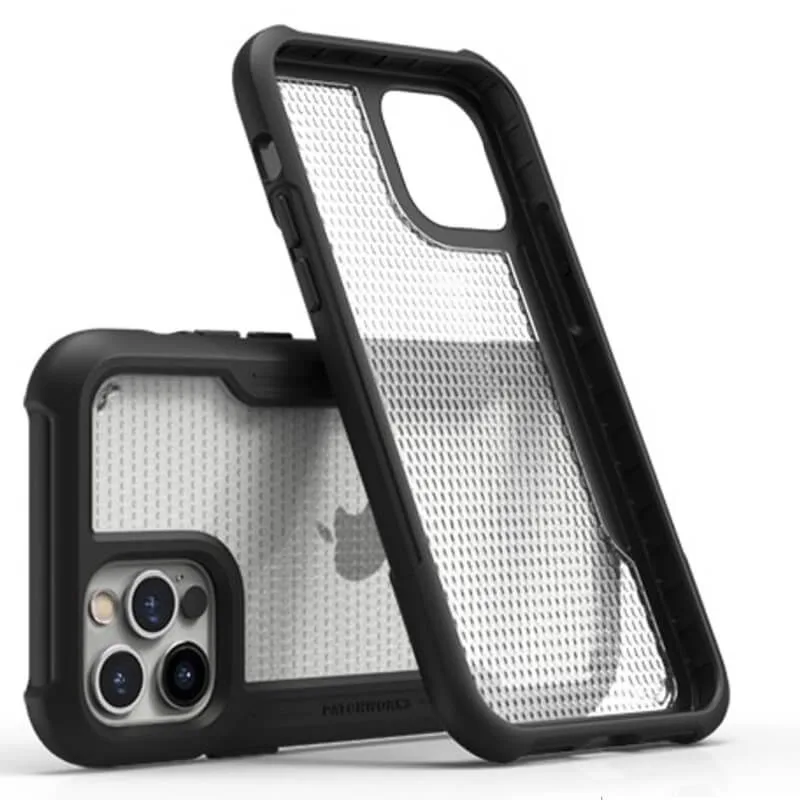 Patchworks Solid Case Clear Black iPhone 13/14