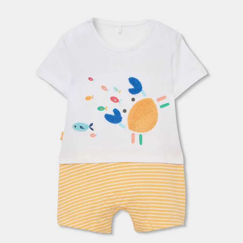 Φορμάκι μπεμπέ αγόρι Boboli-243032-1100-White