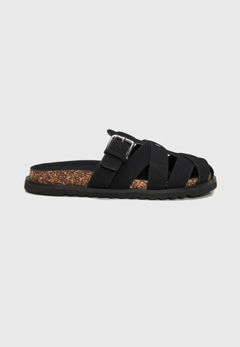 Funky Buddha Γυναικεία Σανδάλια FBL013-103-08 Μαύρο