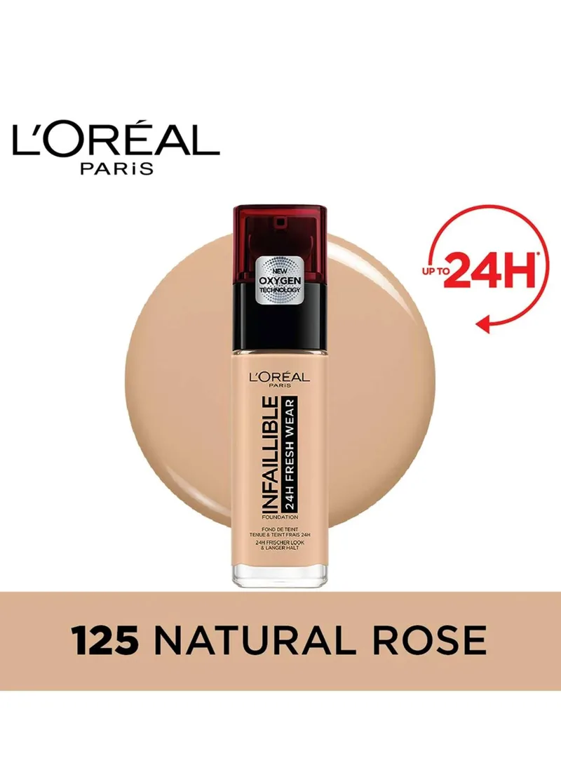 L'Oreal Paris & More - L'Oreal Paris Infallible 24hr Freshwear Liquid Foundation 125