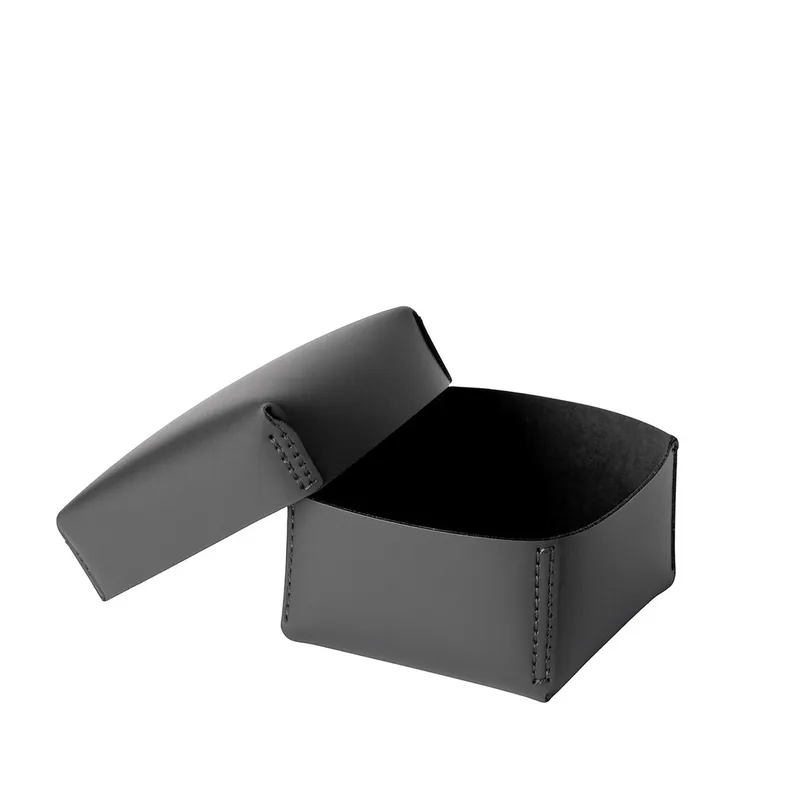 Κουτί Οργάνωσης Δερματίνη Γκρι 21x21x13εκ. ESPIEL RAG303 (Χρώμα: Γκρι, Υλικό: Δερματίνη) - ESPIEL - RAG303