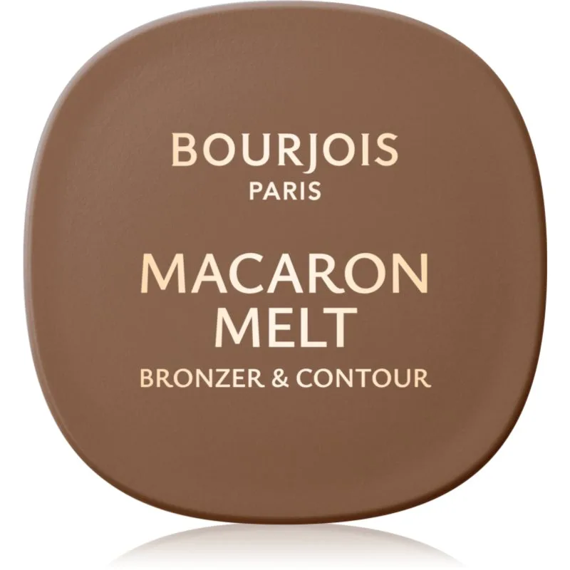 Bourjois Macaron Melt Bronzer & Contour μπρόνζερ και πούδρα περιγράμματος 2 σε 1 απόχρωση 02 Milky Mocha 5 γρ
