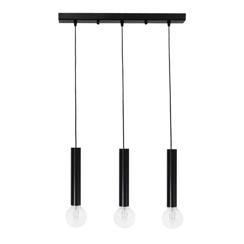 Φωτιστικό Οροφής Τρίφωτο Heronia Minimal 34-0200 Black