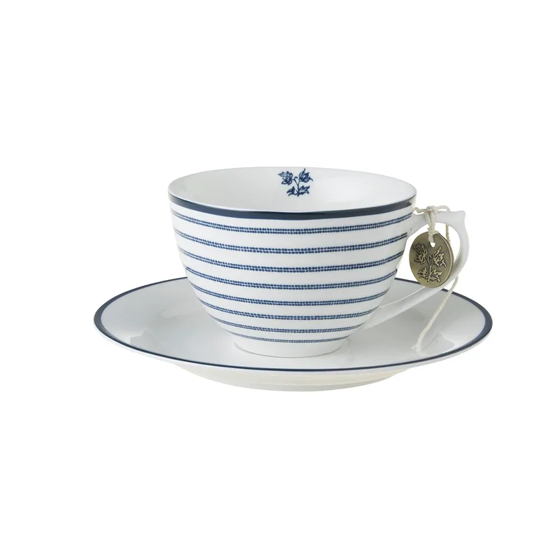 Laura Ashley Φλιτζάνι Τσαγιού 220ml Candy Stripe Fine Bone China Blueprint