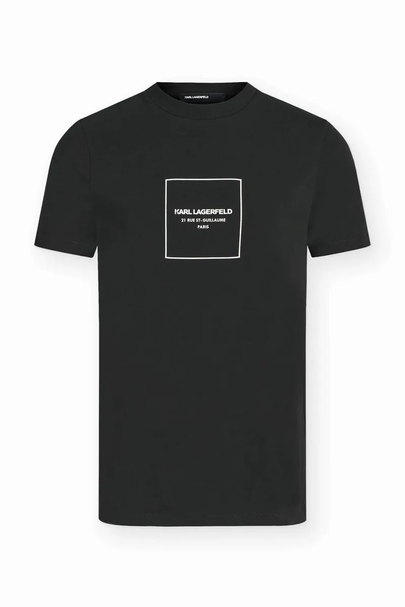 KARL LAGERFELD T-SHIRT CREWNECK LOGO 21 RUE ΜΑΥΡΟ