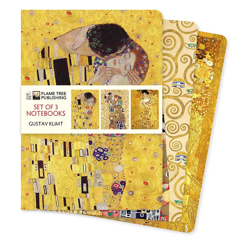Σημειωματάριο Gustav Klimt Set of 3 Standard Notebooks
