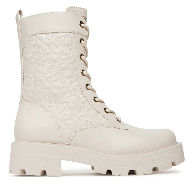 Μποτίνια Guess FLTYAN ELE10 Εκρού