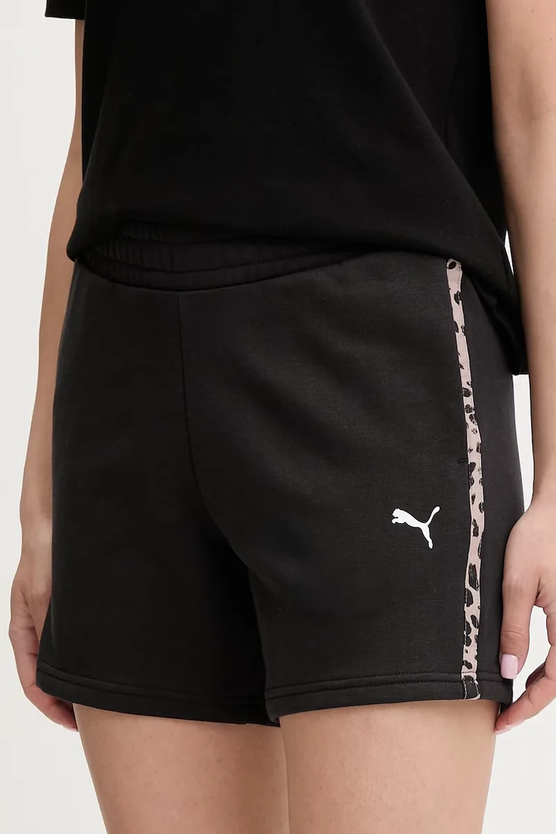 Puma σορτς επίσημα γυναικεία βαμβακερά Essential graphic animal