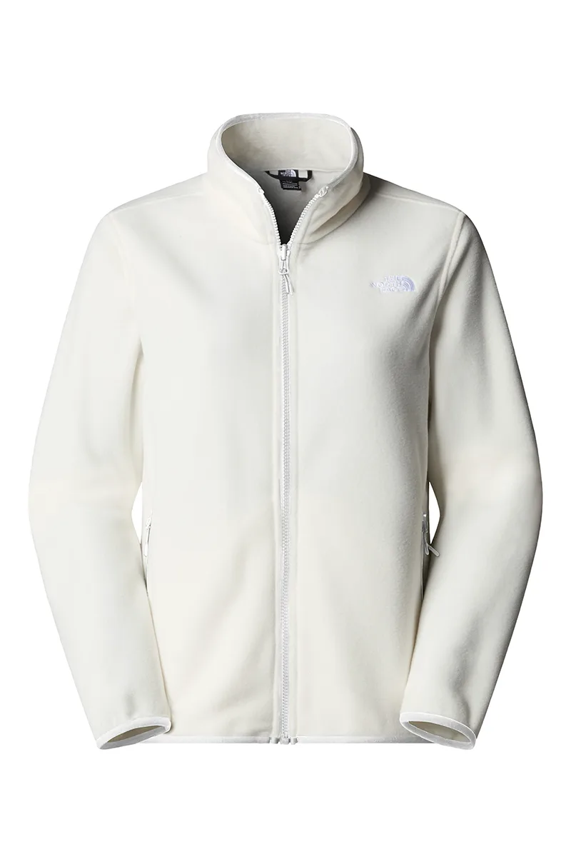 ΓΥΝΑΙΚΕΙΟ ΦΟΥΤΕΡ ΖΑΚΕΤΑ FLEECE THE NORTH FACE GLACIER ΚΑΝΟΝΙΚΗ ΓΡΑΜΜΗ ΕΚΡΟΥ