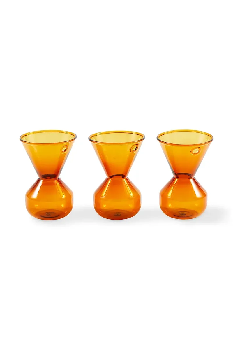 Σετ χριστουγεννιάτικων διακοσμητικών Pols Potten ornaments fat neck 5,5 x 8,5 cm 3-pack