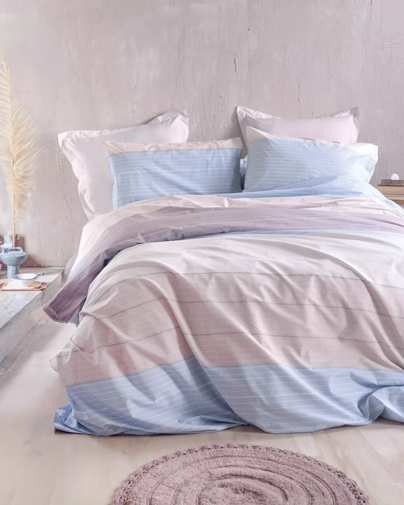 Σετ Σεντόνια Υπέρδιπλα 4 Τεμαχίων Rythmos Chelsea Μοβ 230x260