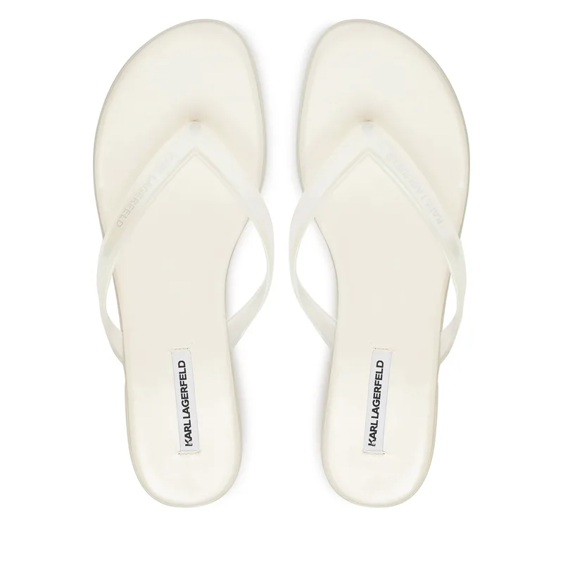 Σαγιονάρες KARL LAGERFELD Jelly Hell KL83006 VT1 Λευκό
