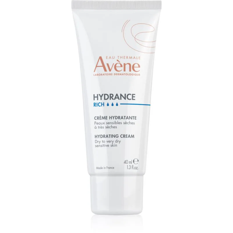 Avène Hydrance Rich Hydrating Cream ενυδατική κρέμα για ξηρή εως πολύ ξηρή επιδερμίδα 40 ml