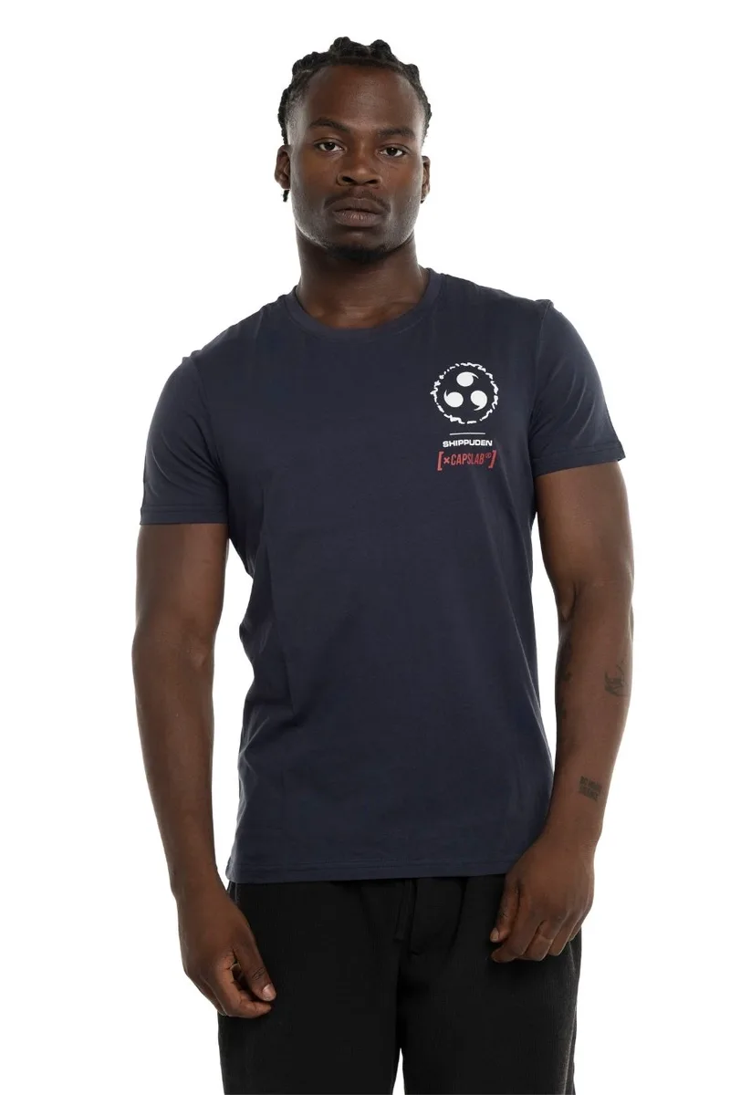 Capslab Naruto Ανδρικό T-Shirt - Μαύρο-CL/DBZ5/1/TSC/PRI1-BLACK