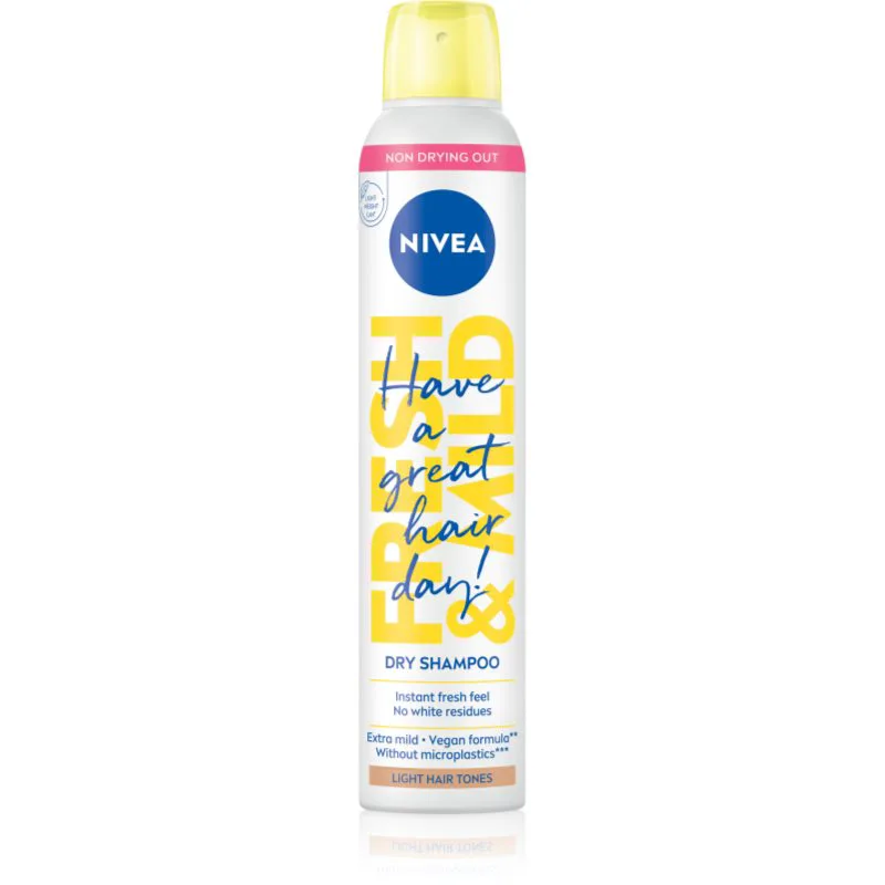 NIVEA Fresh Revive ξηρό σαμπουάν για αύξηση του όγκου Light Tones 200 ml