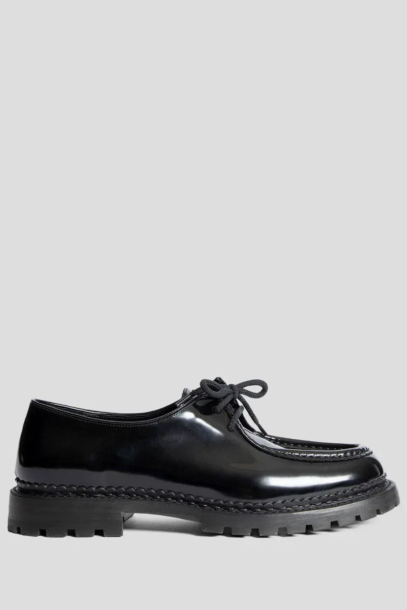 SAINT LAURENT Ανδρικό Μαύρο Marbeuf Panelled Derby Shoes