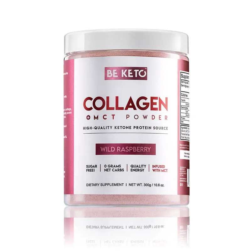 Beketo Κέτο Υδρολυμμένο Κολλαγόνο Σμέουρο MCT (300g)