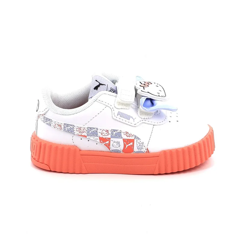 Παιδικό Αθλητικό Παπούτσι για Κορίτσι Puma Carina HK&FR V Inf Χρώματος Λευκό 401421-01