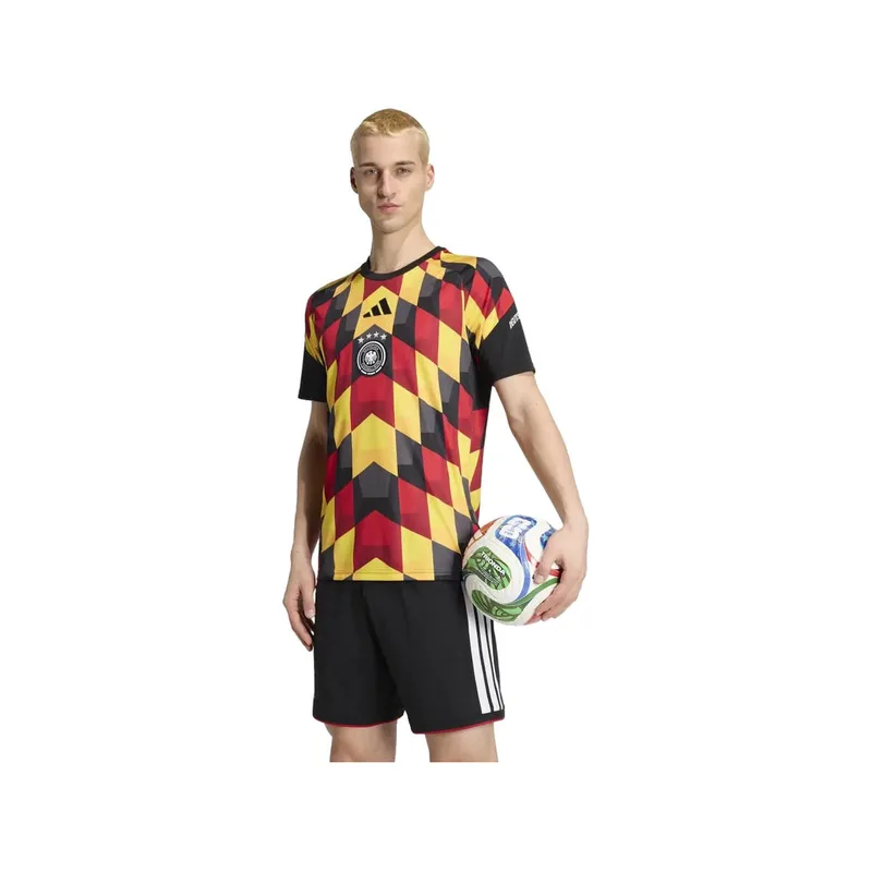 Αθλητικά μπλουζάκια adidas T-Shirt Germany 26/27 Home Pre Match polyester recyclé
