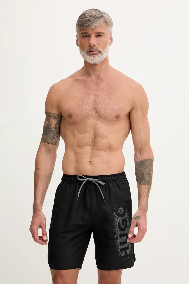 HUGO σορτς μαγιό Ανδρικά SPRAY_SWIM_SHORTS