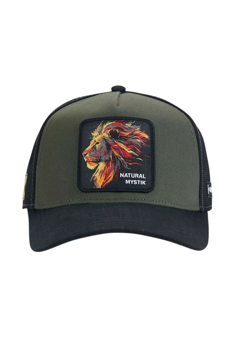 CAPSLAB Καπέλα CASQUETTE PREMIUM TRUCKER- CL/BEA/1/PCT/MYS - KHAKI-CL/BEA/1/PCT/MYS-KHAKI