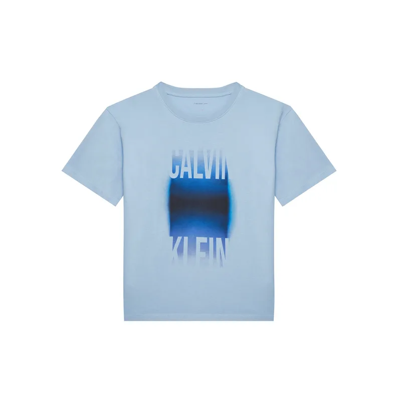 Calvin Klein Jeans T-Shirt Gradient Graphic IB0IB02446 Γαλάζιο Regular Fit