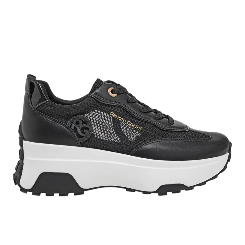 Γυναικεία Sneakers Renato Garini 560-51EX34 Μαύρο Δίχτυ Μαύρο W119R53434W5