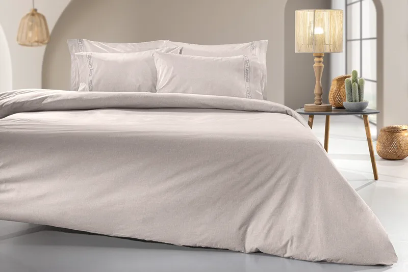 Σεντόνι Ημίδιπλο με Λάστιχο Guy Laroche Color Plus Perla 120x200+32