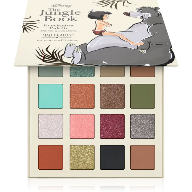 Mad Beauty The Jungle Book Παλέτα σκιών για τα μάτια 16x1.5 γρ