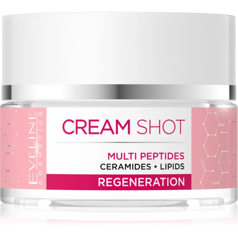 Eveline Cosmetics Cream Shot Multi Peptides αναγεννητική κρέμα ενάντια στα σημάδια της γήρανσης 50 ml