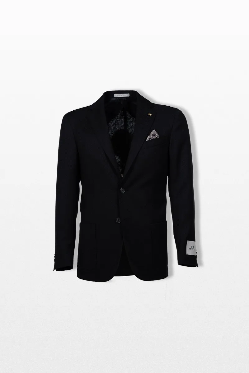 CORNELIANI Ανδρικό Μαύρο Single Breasted Blazer