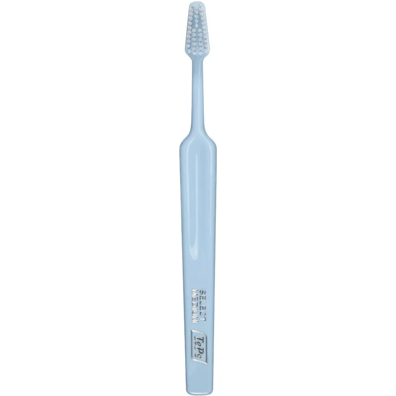 Tepe Select Medium Toothbrush Οδοντόβουρτσα με Μέτριας Σκληρότητας Ίνες για Βαθύ Καθαρισμό 1 Τεμάχιο - Γαλάζιο