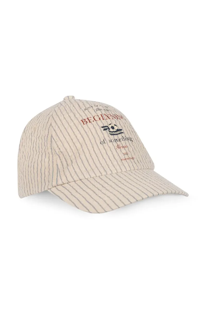 Konges Sløjd καπέλο με γείσο παιδικό βαμβακερό ELLIOT CAP GOTS