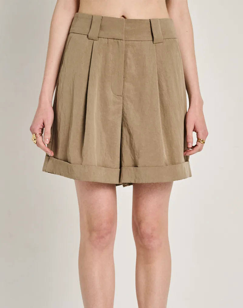 STAFF Happy Short Pant 95%Lyocell 5%Nylon 60-301.055-Ν0076 SandyBrown