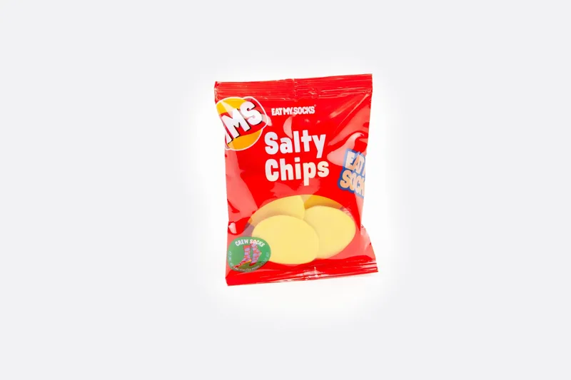 Κάλτσες Salty Chips - Κόκκινες