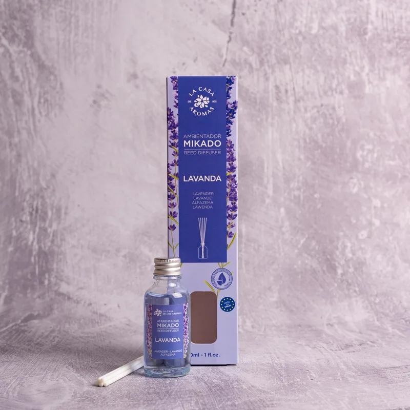 La Casa de los Aromas Αρωματικό χώρου με sticks λεβάντα (σε κουτί ) 30ml