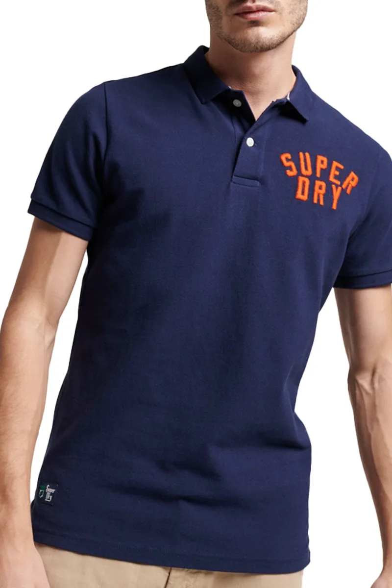 Μπλούζα Polo Superdry D1 Ovin Vintage Superstate M1110349A-ADQ Ανδρικό