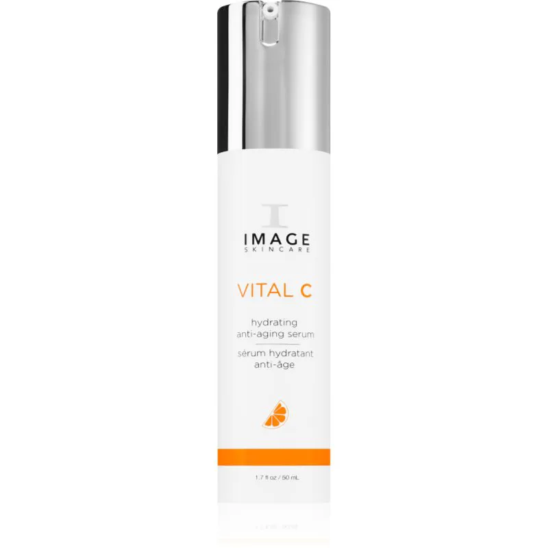 IMAGE Skincare Vital C αντιρυτιδικός και ενυδατικός ορός με υαλουρονικό οξύ 50 ml
