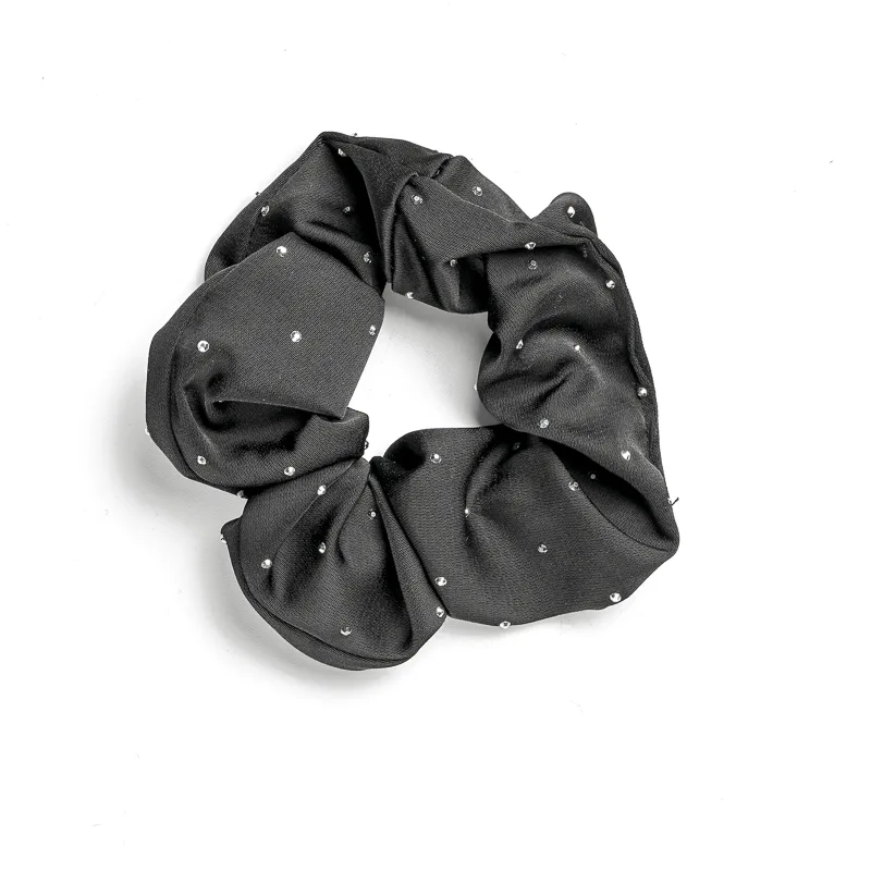 Μαύρο Scrunchie Με Στρας